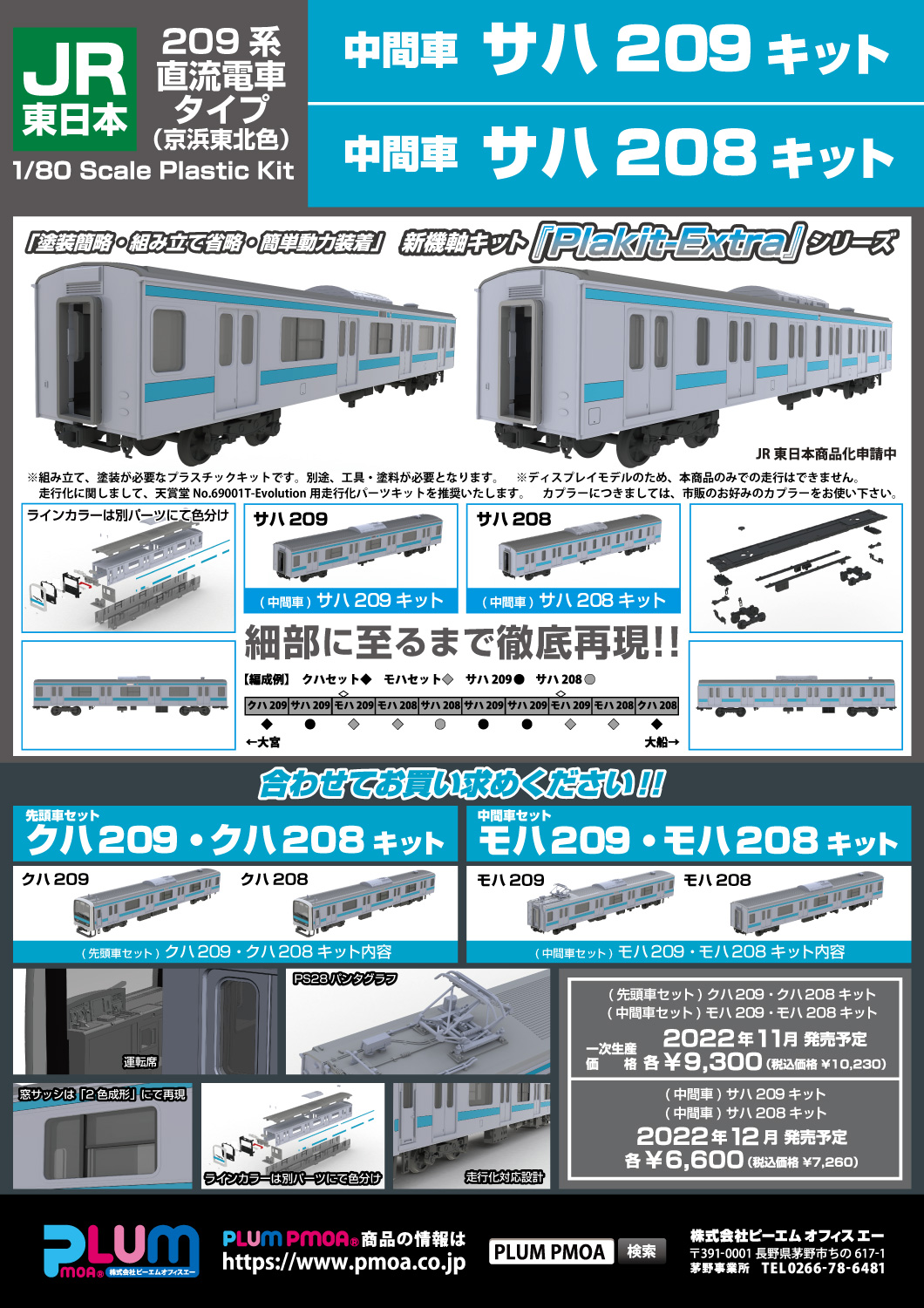 電車 国鉄・ＪＲ型 キット - エコーモデルOfficial Web Site